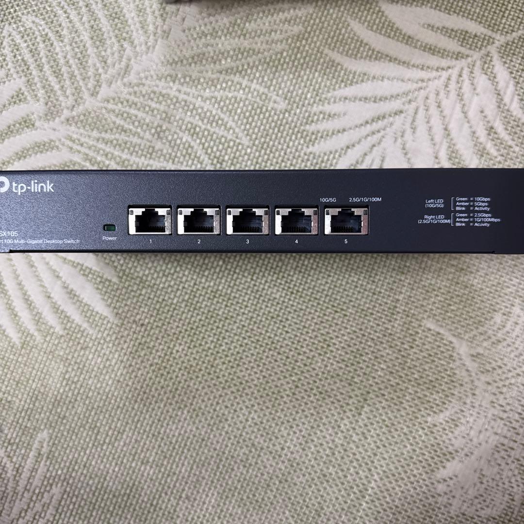 ルーター・ネットワーク機器 TP-Link 5-Port 10G Multi-GigabitTL-SX105
