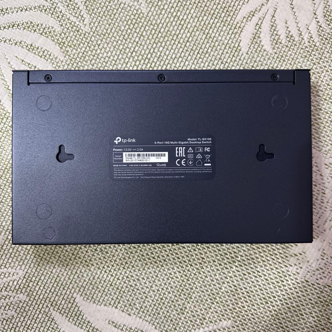 ルーター・ネットワーク機器 TP-Link 5-Port 10G Multi-GigabitTL-SX105