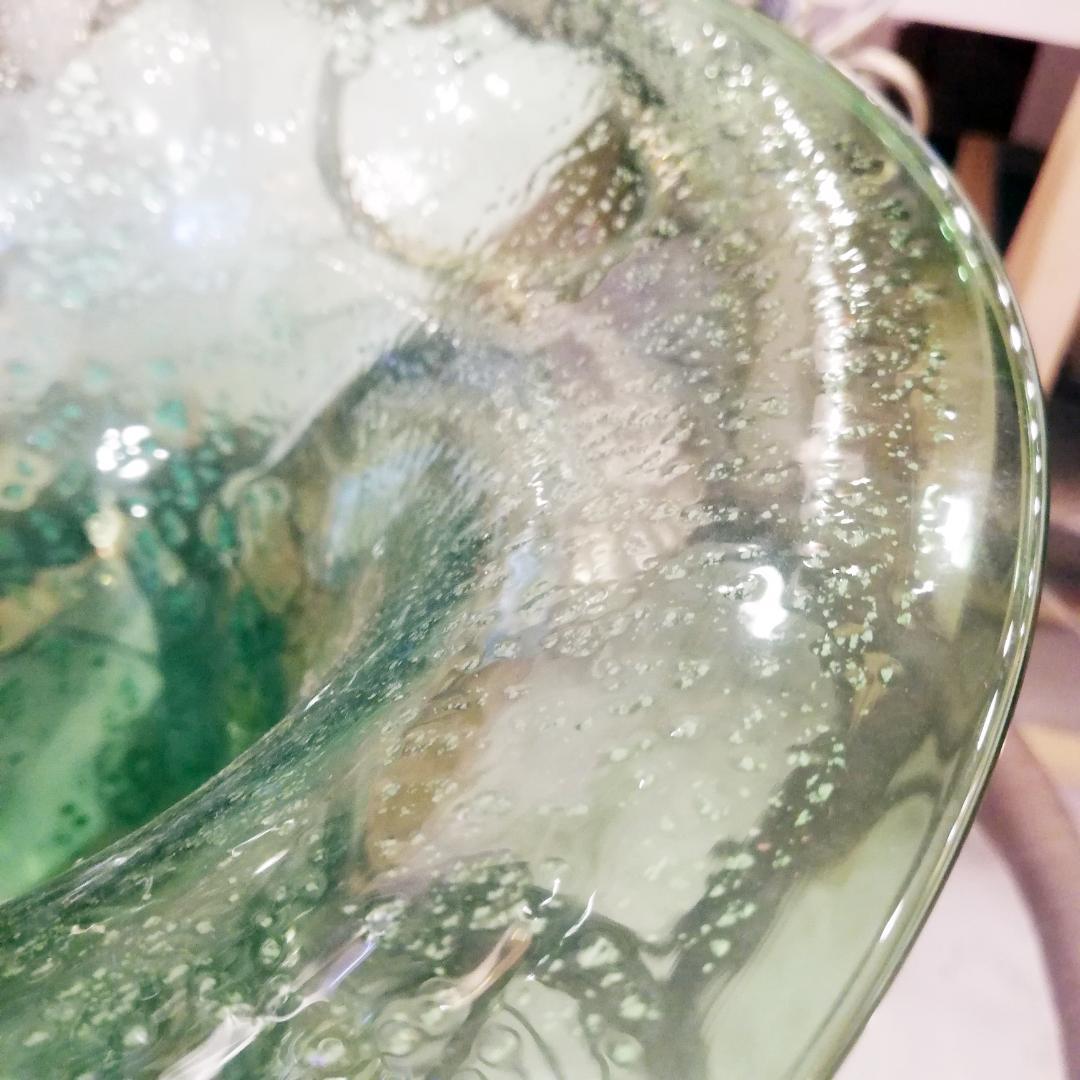 ◇OUTLET　イギリスアンティーク　フラワーベース　ガラス製