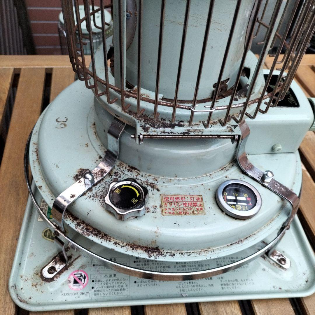 アラジンメンテナンス済。純正芯交換済。取り扱い説明書。グリーン