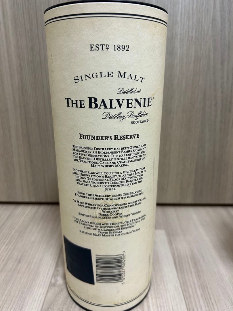 (希少品)The Balvenie Founder's Reserve 10年