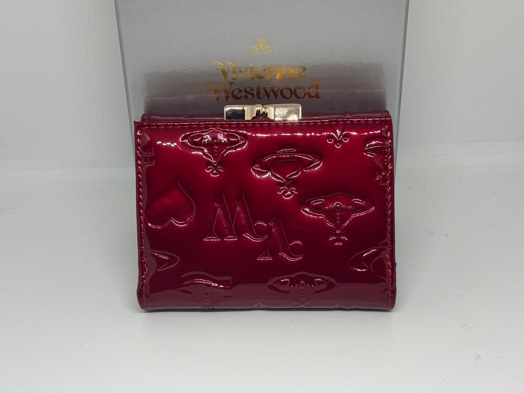 【新品未使用】Vivienne Westwood 赤 三つ折り財布