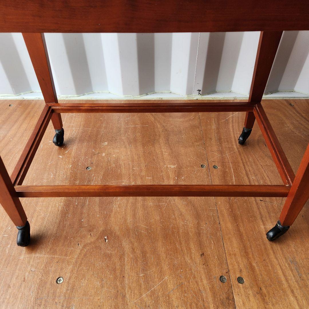 ヴィンテージ　天然木 サービスワゴン キッチンワゴン トロリーワゴン