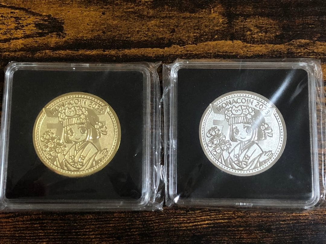 モナメダル　金銀4枚