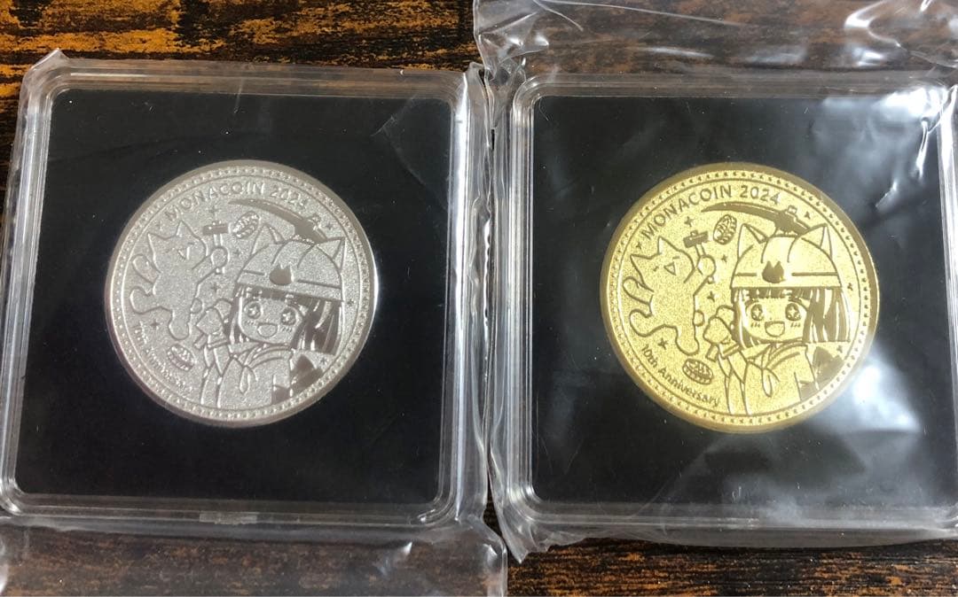 モナメダル　金銀4枚