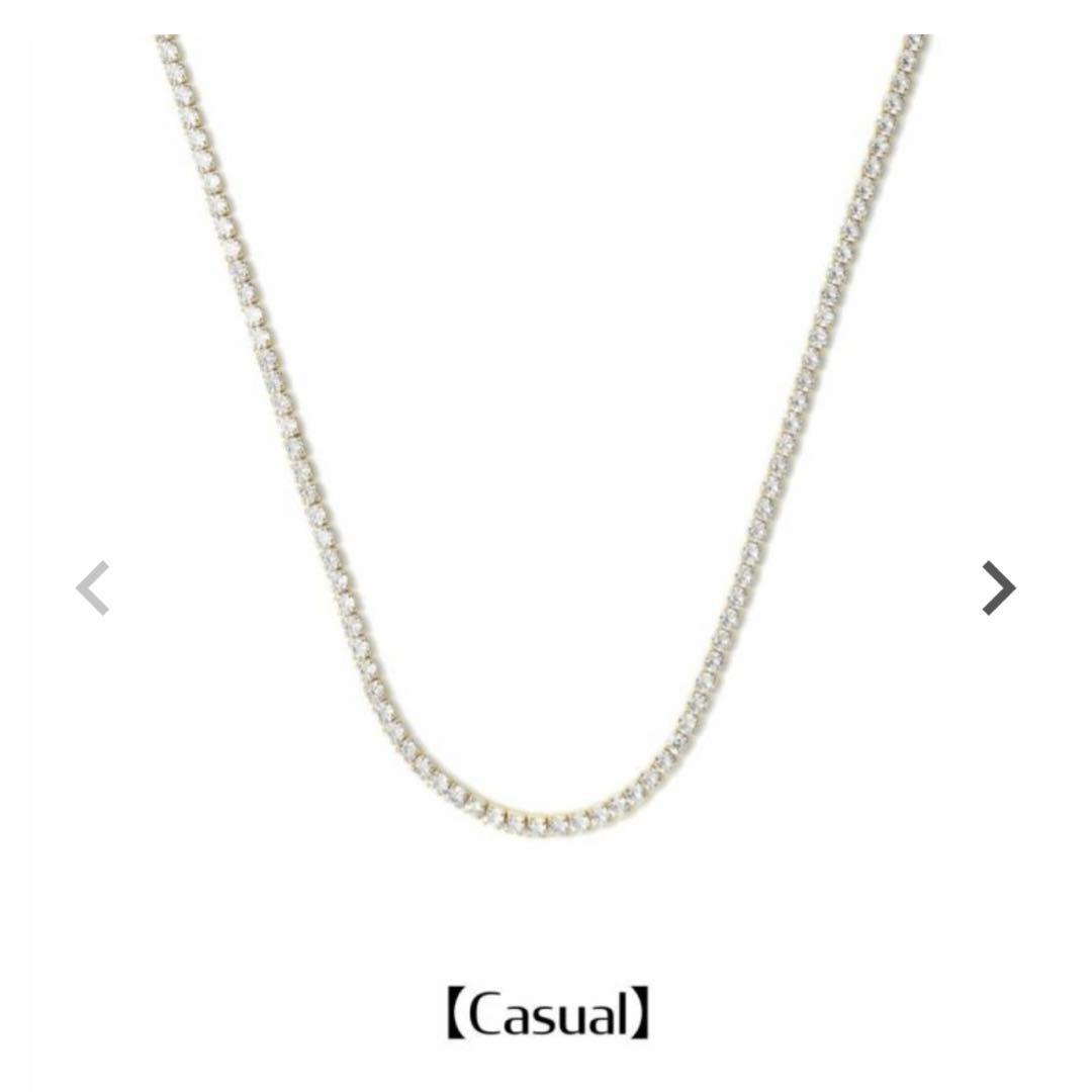 Infaction 藤原樹 Brilliant Line Necklace