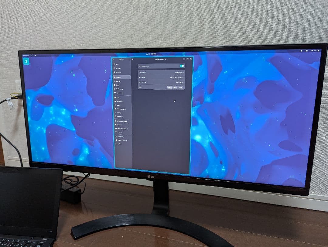 LG 34インチ ウルトラワイドモニター 本体