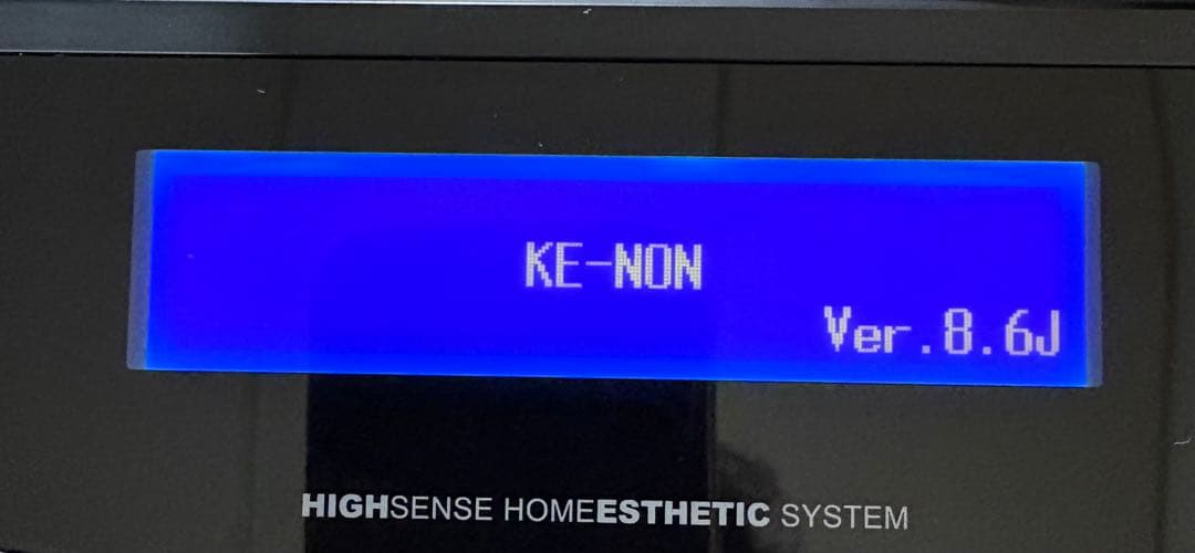 【美品・箱無し】KE-NON ケノン脱毛器Ver8.6 スーパープレミアム2