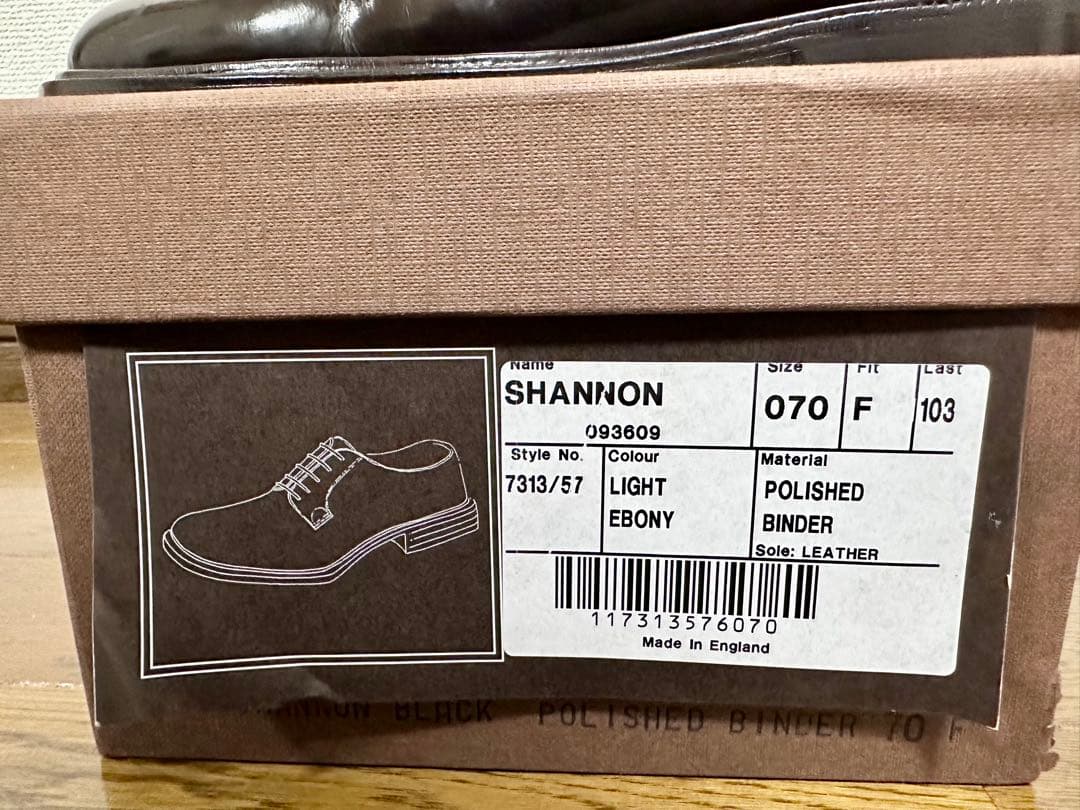 【純正シューツリー付き】　シャノン　チャーチ　UK7 70 F