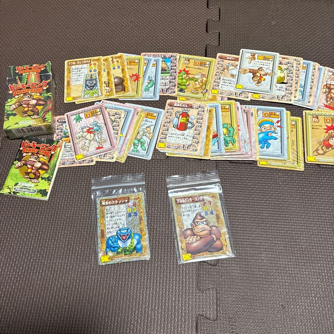‼️超希少ドンキーコングカードゲーム　スターターパックセットキラカード2枚他63枚