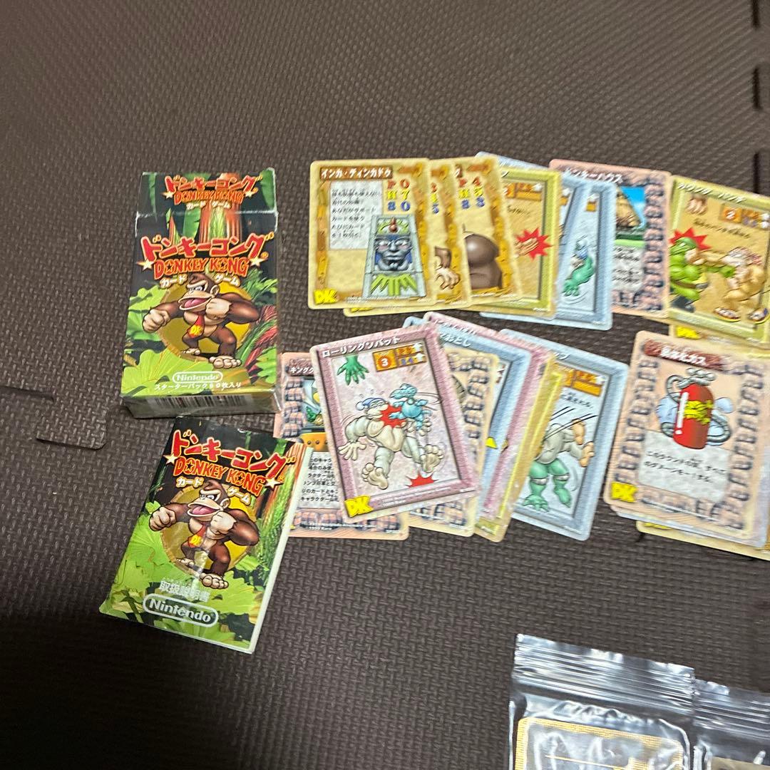 ‼️超希少ドンキーコングカードゲーム　スターターパックセットキラカード2枚他63枚