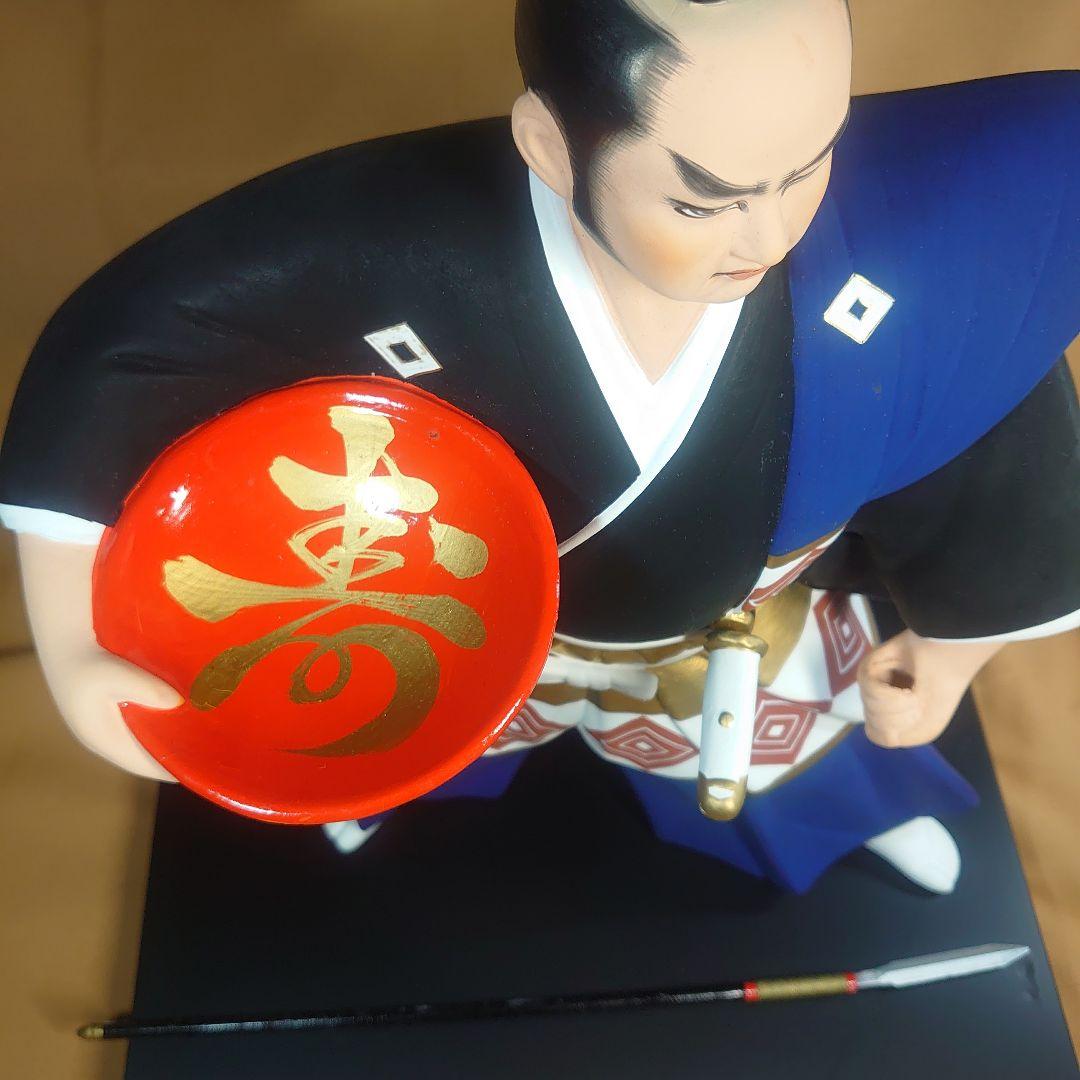 博多人形　黒田武士　献寿作