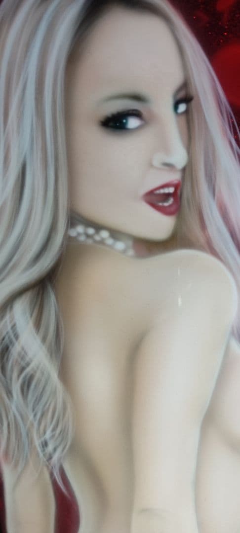 カスタムペイント スケボーデッキ ミューラル ラメ キャンディ