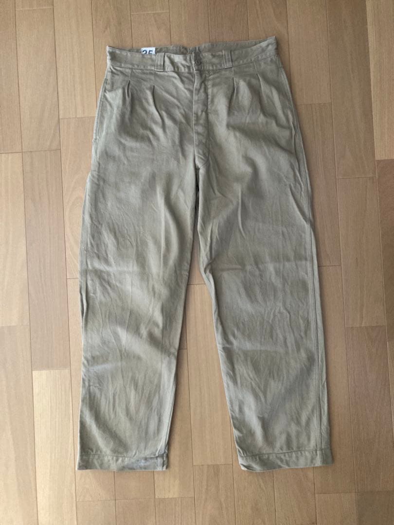 M52 チノトラウザーズ　サイズ35 フランス軍　ユーロミリタリー