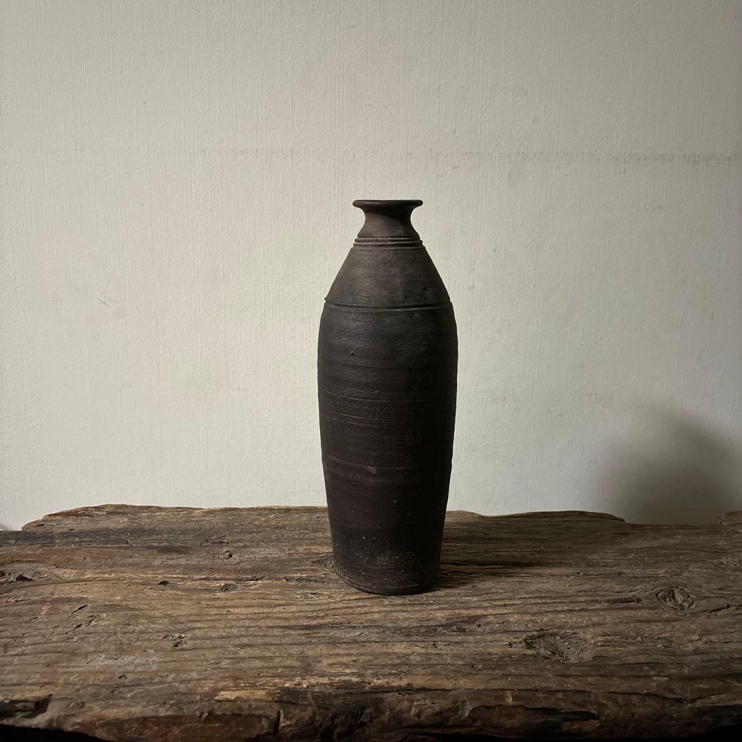 鬼の腕　徳利　壺屋焼　琉球　南蛮　壷　骨董　花入　古道具　古民芸　種子島検:李朝