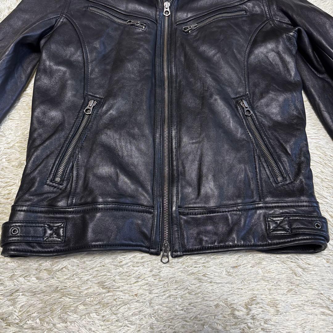 ジャックローズ　シングル　ライダースジャケット　キルティング　バイカー　3サイズ
