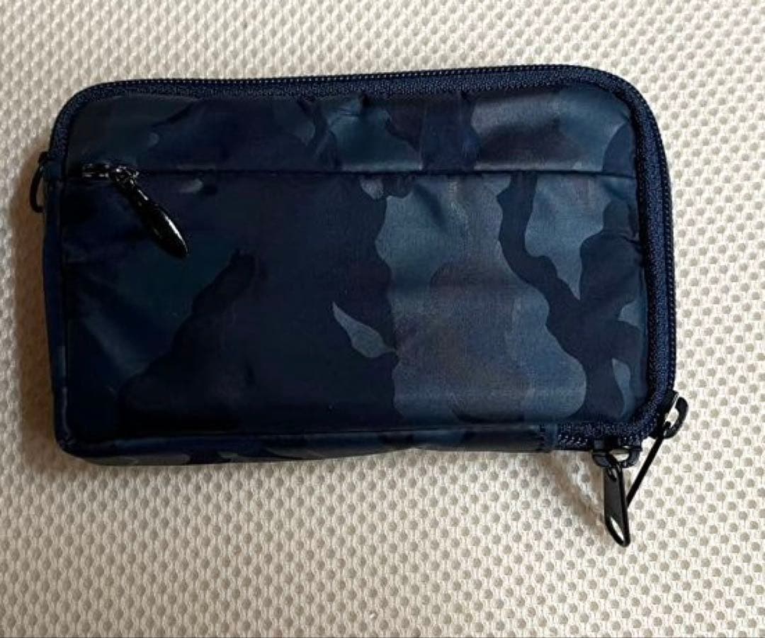 【HEADPORTER】MASTER NAVY　カモ柄小型ポーチ