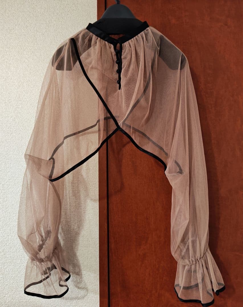 アメリヴィンテージMANY WAY TULLE VEIL DRESSベロアドレス