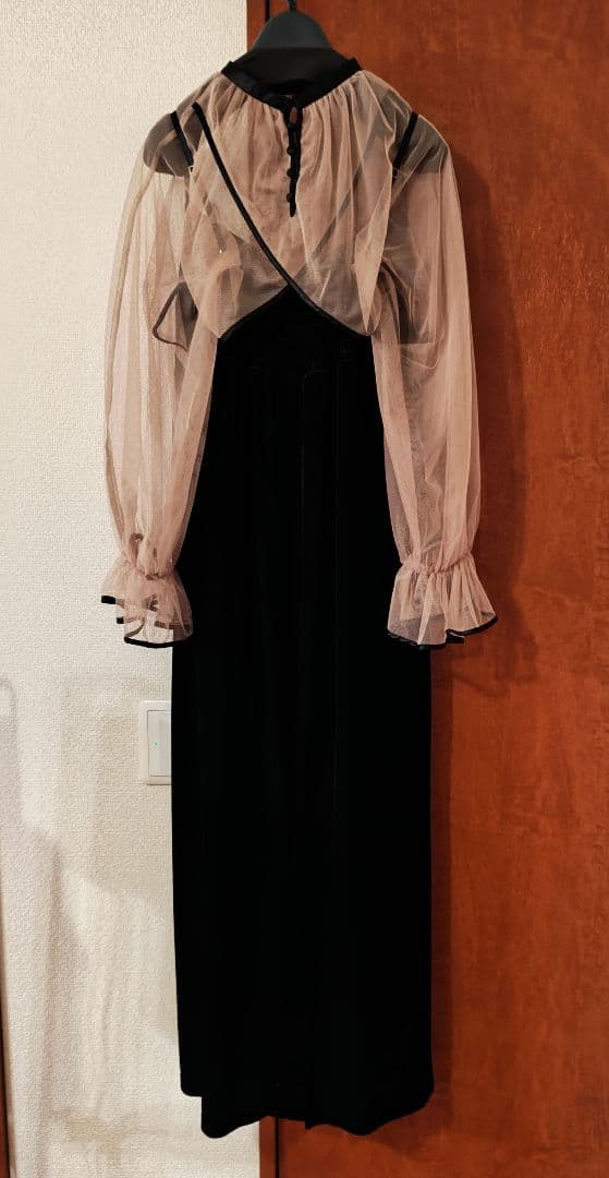 アメリヴィンテージMANY WAY TULLE VEIL DRESSベロアドレス