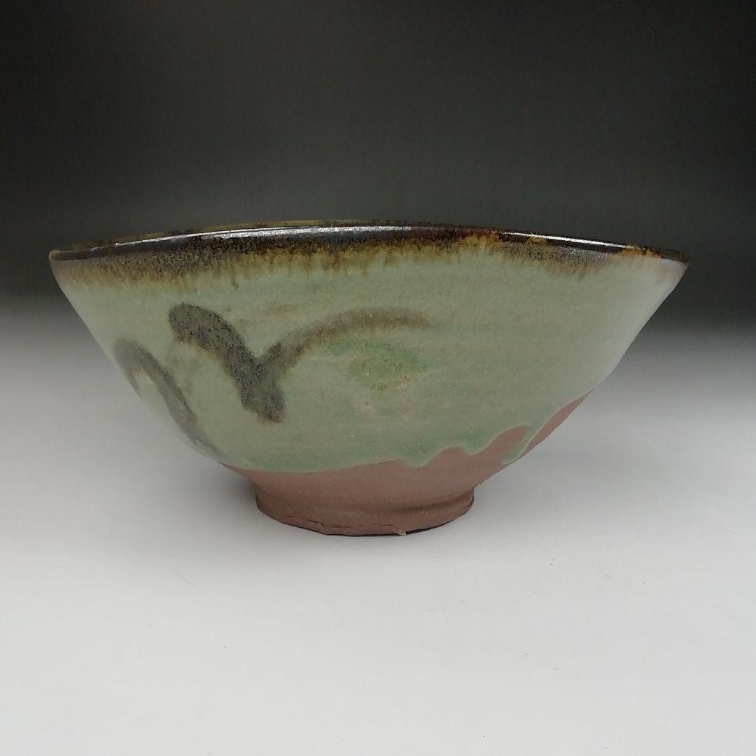 Ｔ５１７　茶碗　『絵唐津』『松古窯　佐久間勝山』　共箱　抹茶碗　茶道具