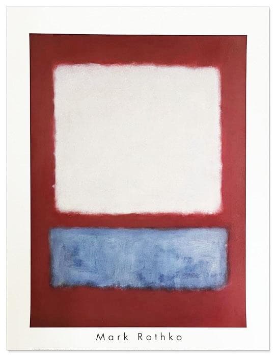 額装済/Light over Gray 1956/マークロスコ/ポスター/アート