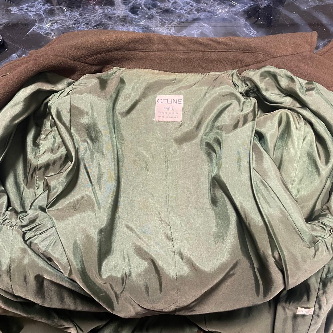 OLD CELINE 90s チェスターコート 金ボタン トリオンフ