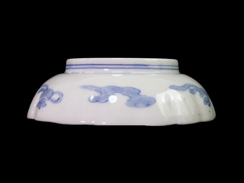 古伊万里　金襴手　松竹に牡丹の図　膾皿 ２客　E939AS-CQr