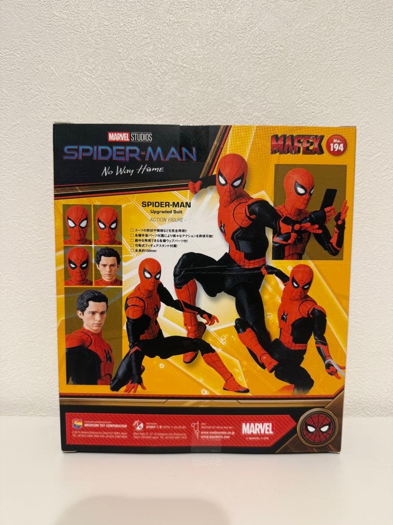 新品 MAFEX スパイダーマン アップグレード アベンジャーズ マフェックス