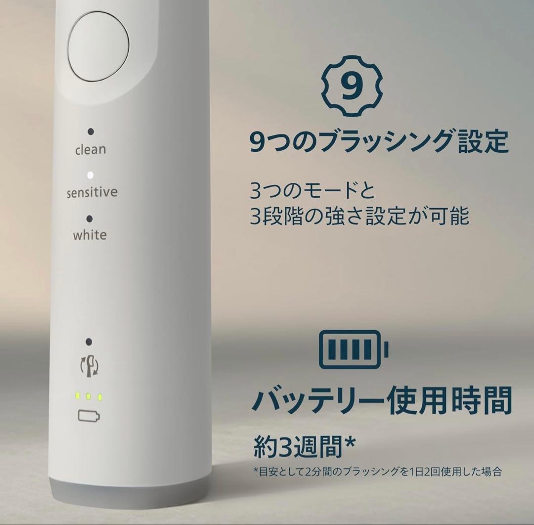 【新品】フィリップス 電動歯ブラシ ソニッケアー 6500 HX7410正規品