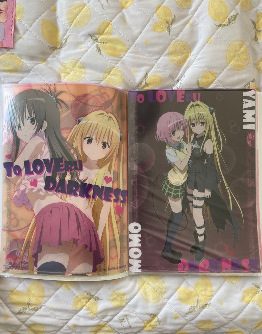 とらぶる　to loveる　ダークネス　クリアファイル　セット　タイトー　くじ
