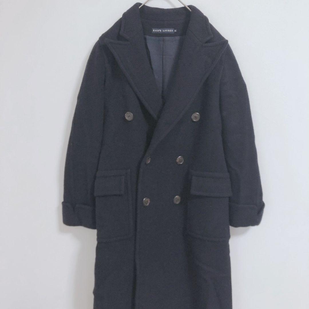 ラルフローレン　チェスターコート　ウール／アンゴラ／カシミヤ　後ろスリット　М