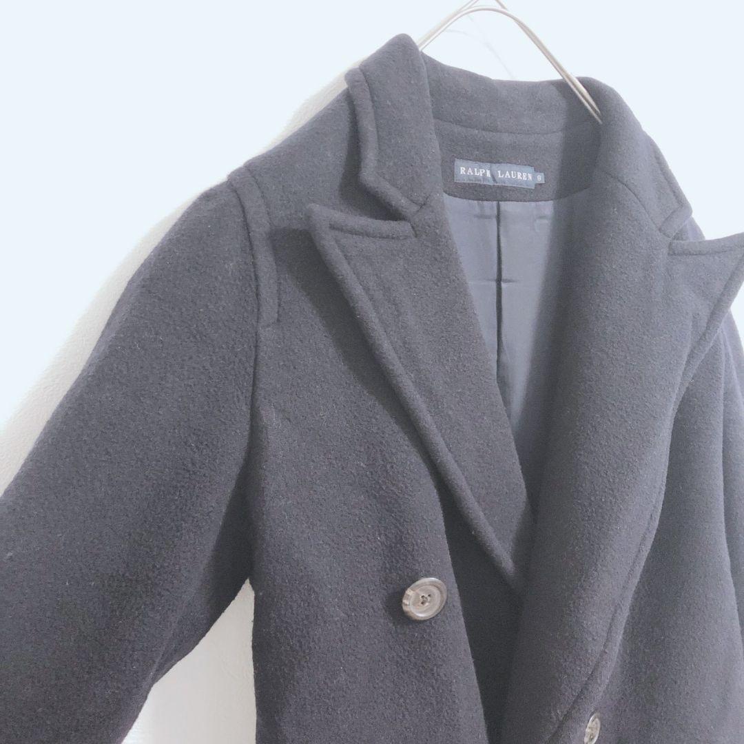 ラルフローレン　チェスターコート　ウール／アンゴラ／カシミヤ　後ろスリット　М
