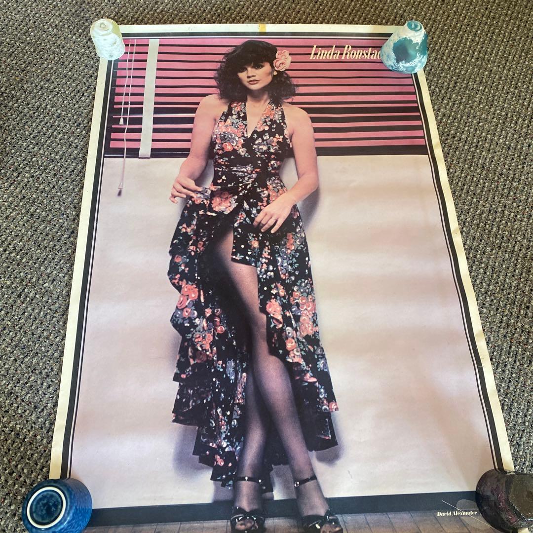 リンダ・ロンシュタット　Linda Ronstadt ポスター　美脚　パンスト