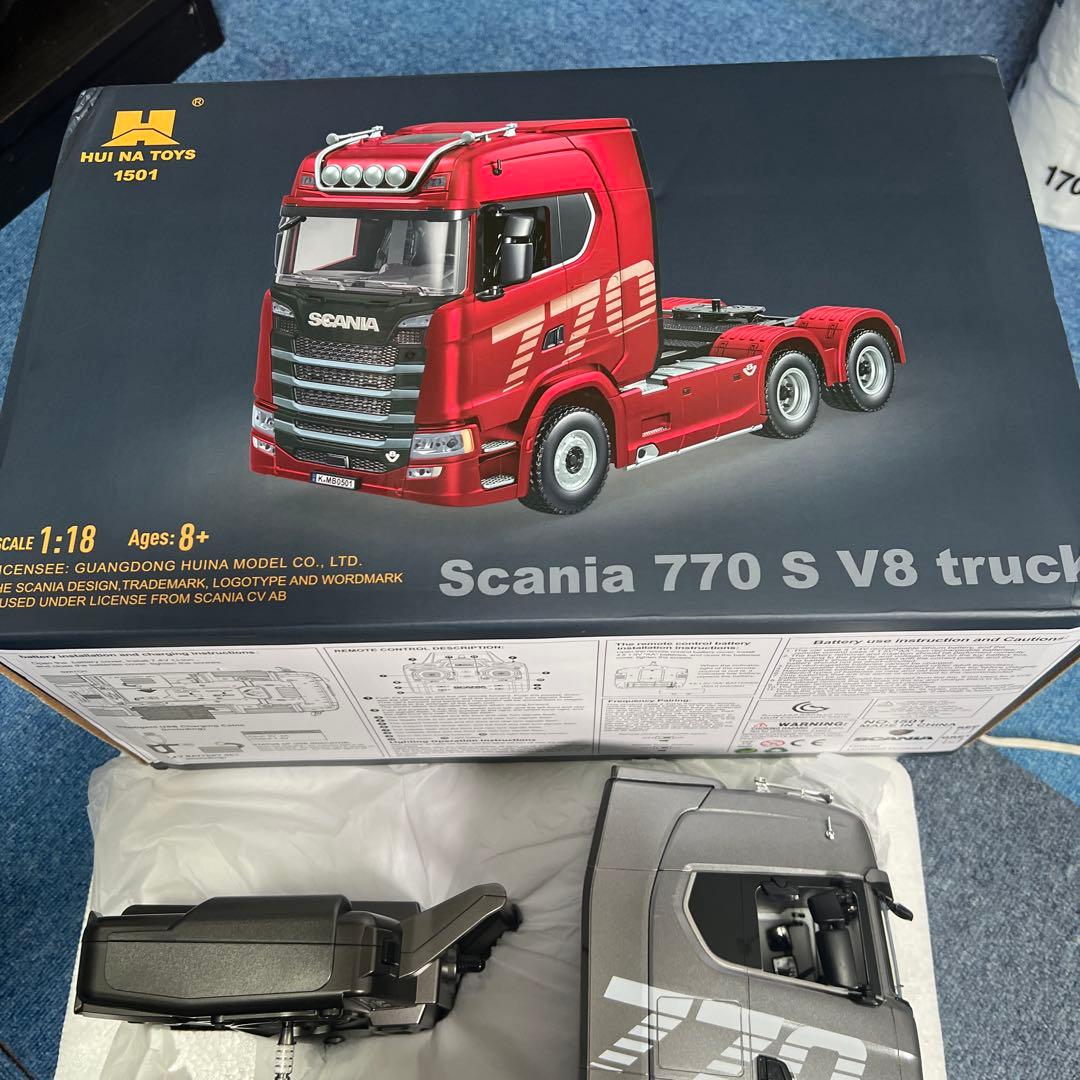 HUI NA TOYS Scania 770 S V8トラック 1:18