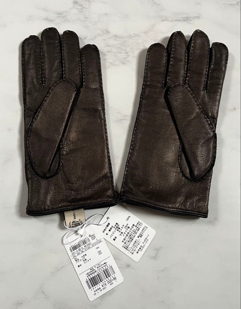 ジェイプレス ヤギ革 ゴートスキン カシミヤ レザーグローブ　エヌハリウッド