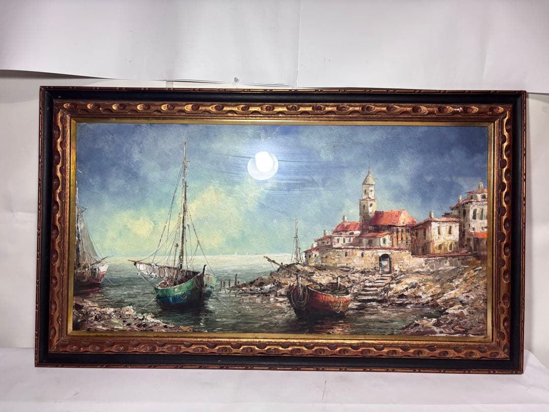 ✨大判サイズ 超希少品！！ アンティーク油彩画