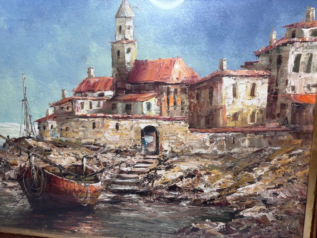 ✨大判サイズ 超希少品！！ アンティーク油彩画