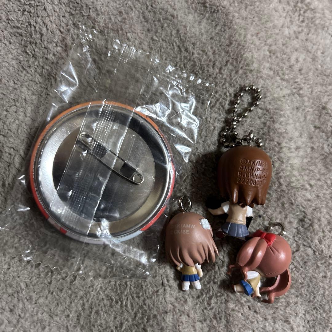 とある科学の超電磁砲S 御坂美琴 缶バッジ エキスポ2013 特典 ストラップ