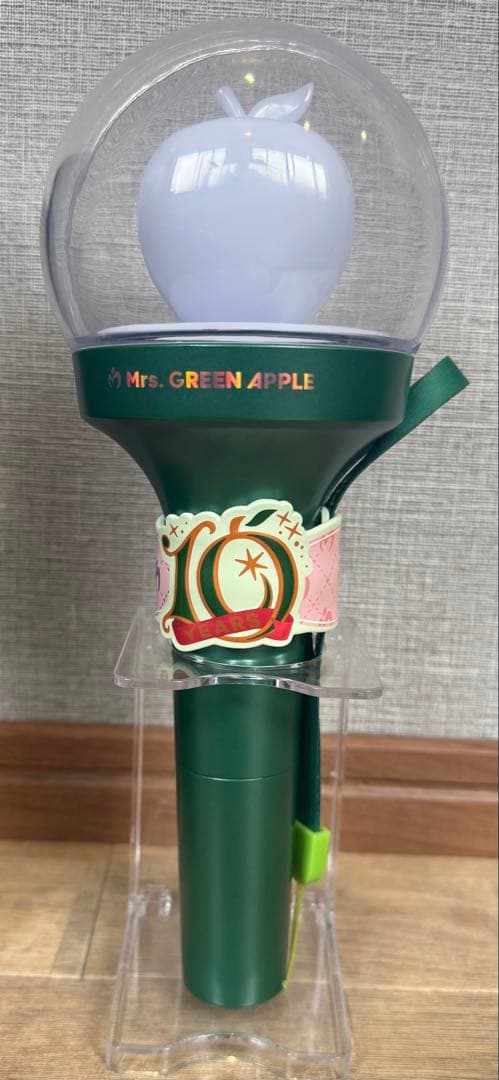 Mrs. GREEN APPLEペンライト スタンド、10周年ラバーバンド付き