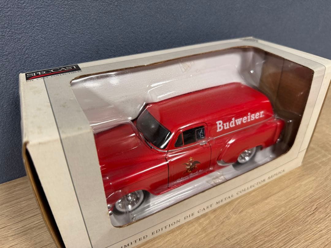 新品　Budweiser バドワイザー　ミニカー　ダイキャスト