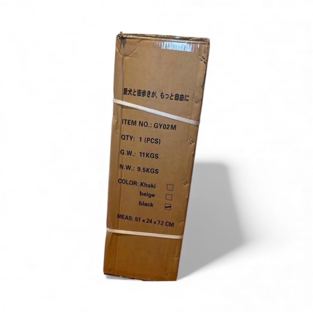 ペットカート 4輪バギー 分離型 25kg ブラック×ゴールド 高級