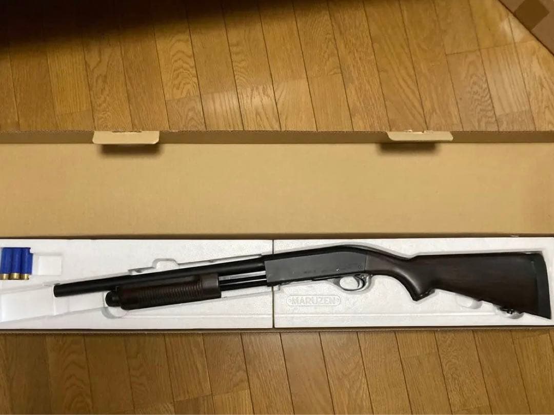 マルゼン製　M870 ウッドストック　エアソフトガン　リアルウッド