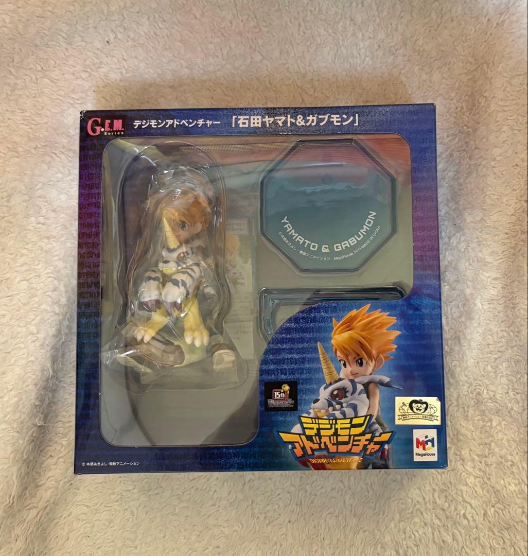 初回限定版 ガブモン＆石田ヤマト、アグモン＆八神太一 G.E.M.　フィギュア
