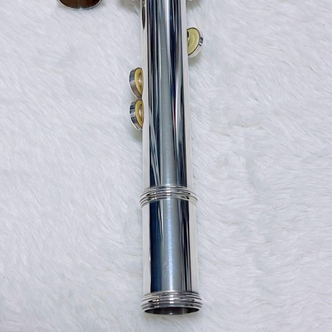 美品 YAMAHA ヤマハ フルート 後期モデル YFL-221 Eメカ付き