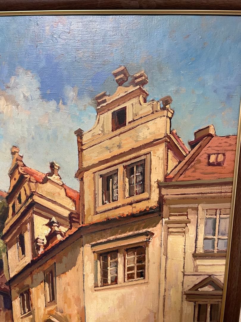 【処分特価】Richard Taubenek/リチャードタウベネク/油彩画/風景