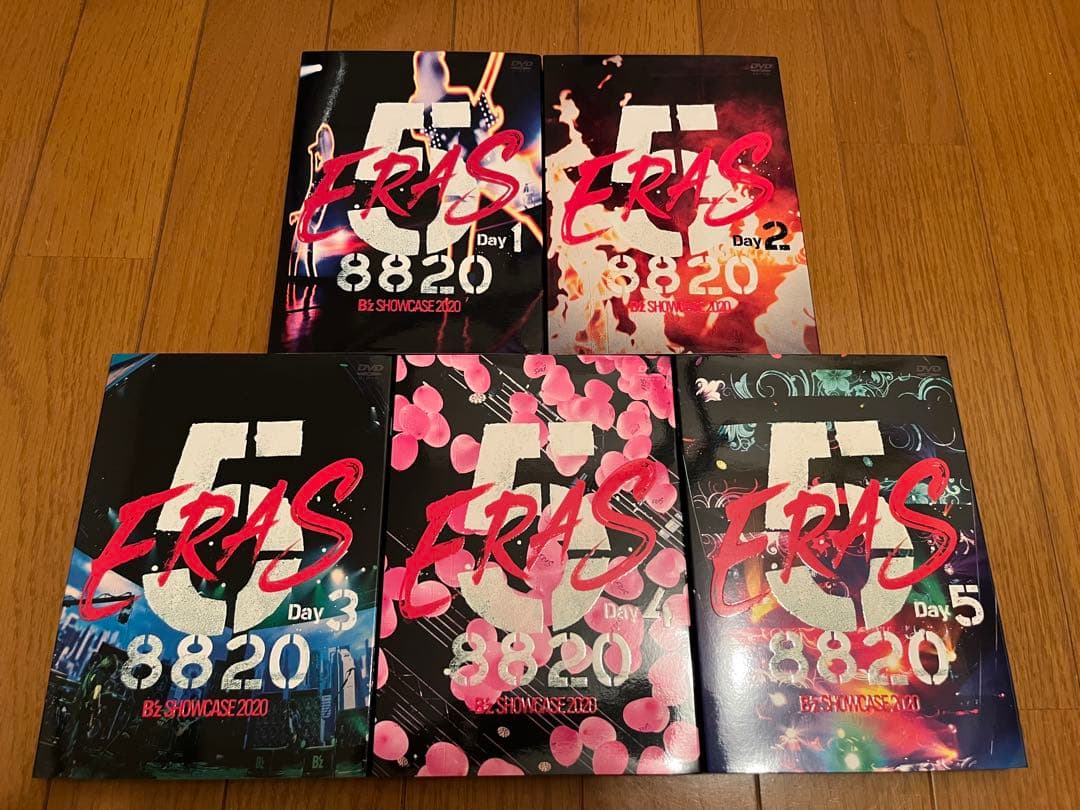 B'z ERAS 8820 Day 1-5 DVDセット