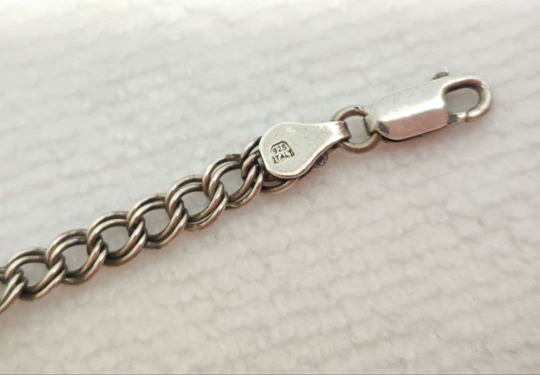 DISNEY　くまのプーさん　ブレスレット　925 ITALY　レア