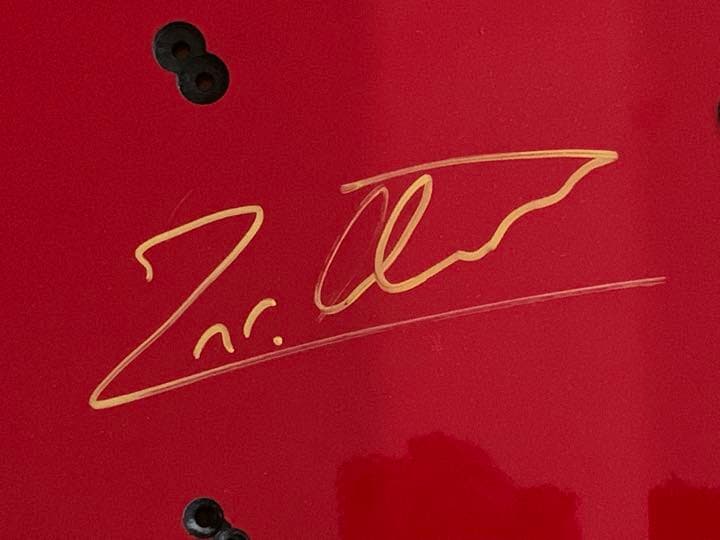 実使用 直筆サイン入り BAR 01 翼端板 J.ヴィルヌーヴ R.ゾンタ