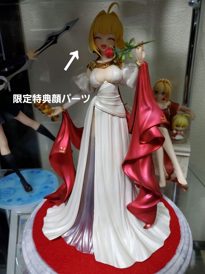 セイバー/ネロ・クラウディウスヴィナスのシルク特典顔パーツ 箱無し