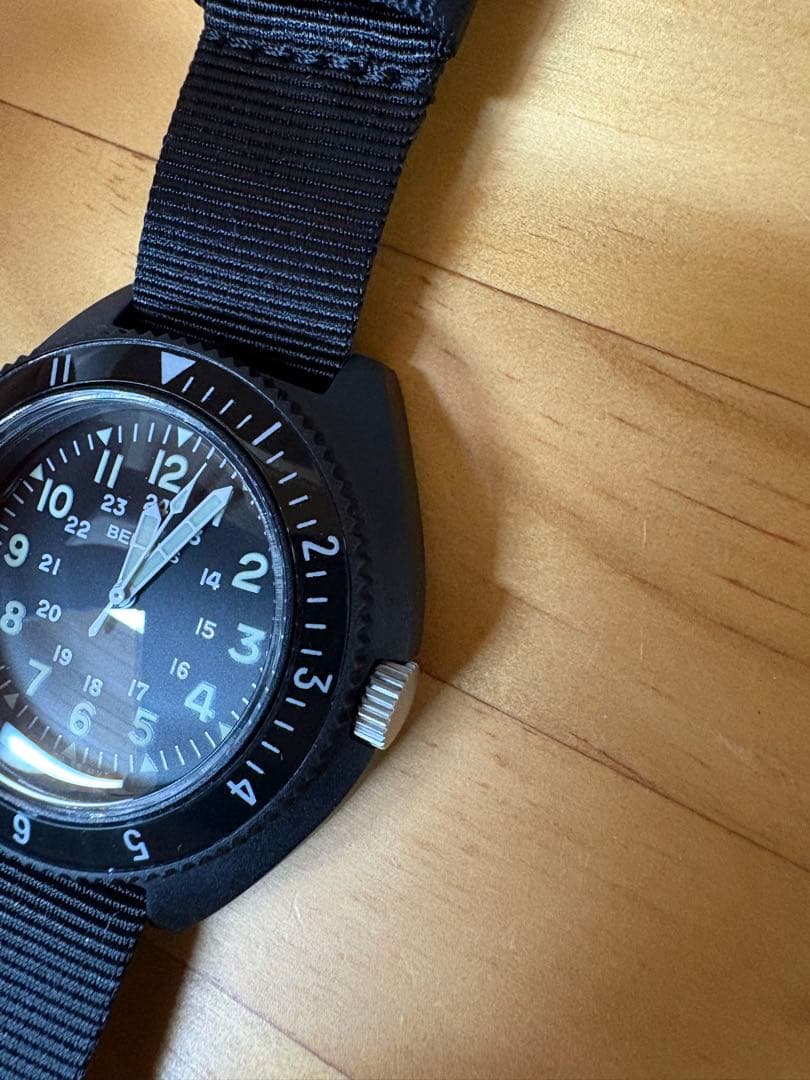 BENRUS 腕時計 メンズ TYPE-III BK